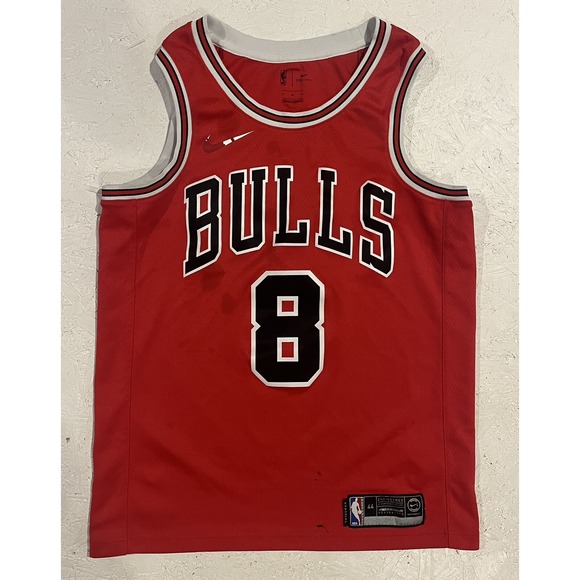Nike Other - Nike Chicago Bulls Jersey Mens 44 M Red Zach LaVine #8 NBA Basketball Swingman
